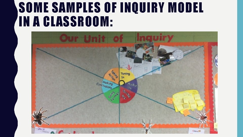SOME SAMPLES OF INQUIRY MODEL IN A CLASSROOM: 