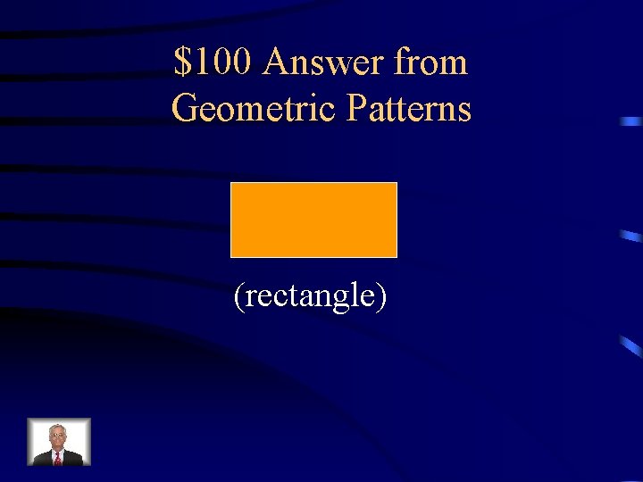 $100 Answer from Geometric Patterns (rectangle) 