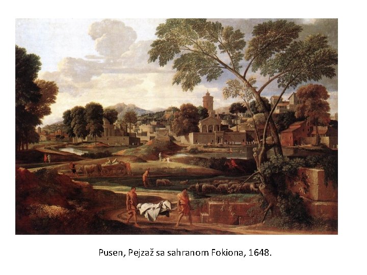 Pusen, Pejzaž sa sahranom Fokiona, 1648. 