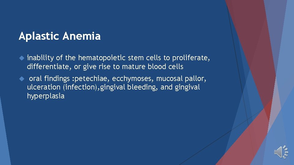 Aplastic Anemia inability of the hematopoietic stem cells to proliferate, differentiate, or give rise