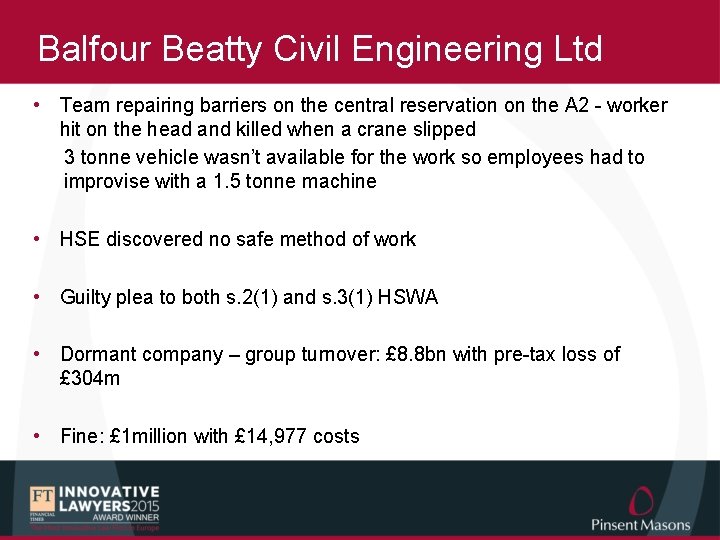 Balfour Beatty Civil Engineering Ltd • Team repairing barriers on the central reservation on