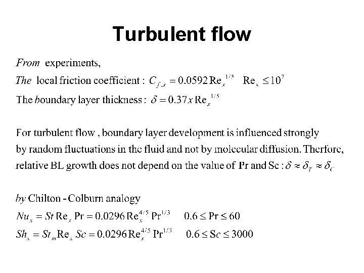 Turbulent flow Turbulent flow