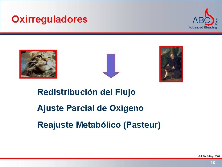 ABC Care Oxirreguladores Advanced Bleeding Redistribución del Flujo Ajuste Parcial de Oxígeno Reajuste Metabólico