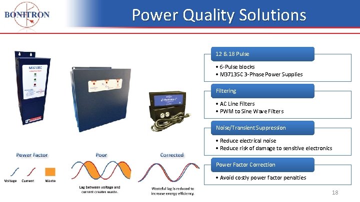 Power Quality Solutions 12 & 18 Pulse • 6 -Pulse blocks • M 3713