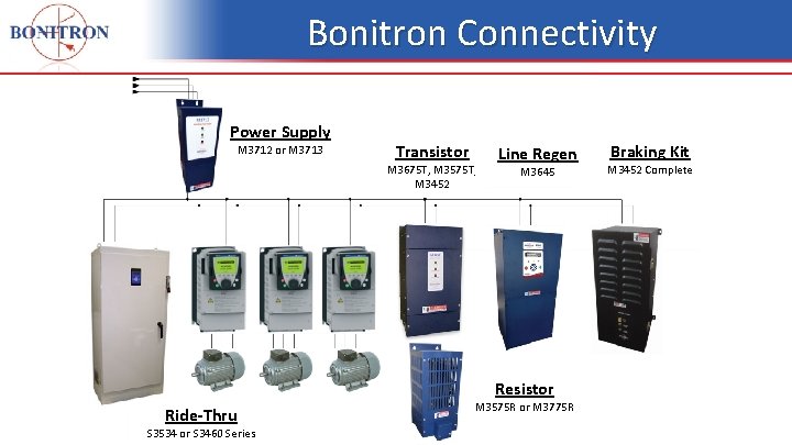 Bonitron Connectivity Power Supply M 3712 or M 3713 Transistor M 3675 T, M