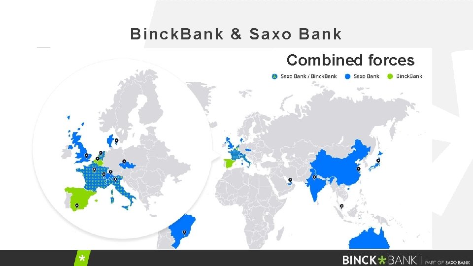 Binck. Bank & Saxo Bank Combined forces 