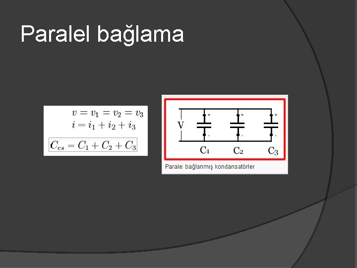 Paralel bağlama 