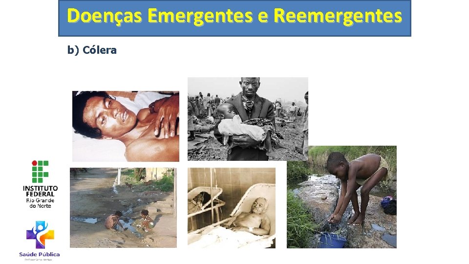 Doenças Emergentes e Reemergentes b) Cólera 