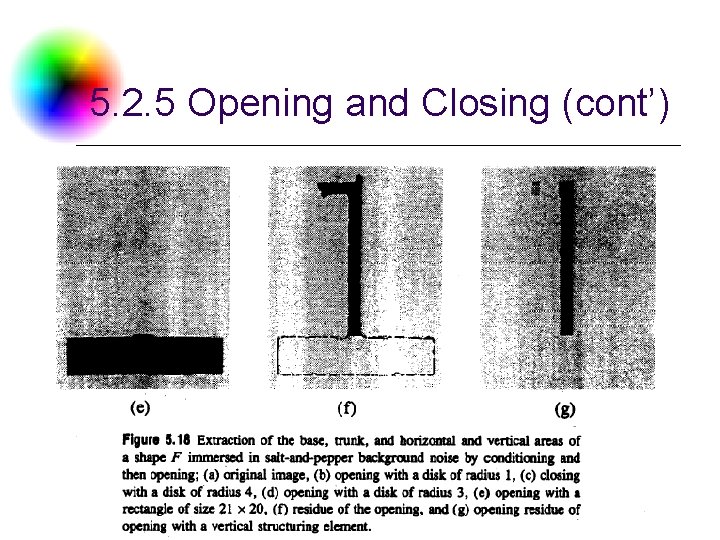 5. 2. 5 Opening and Closing (cont’) DC & CV Lab. CSIE NTU 