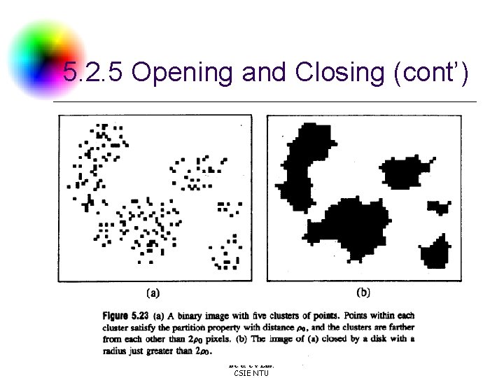 5. 2. 5 Opening and Closing (cont’) DC & CV Lab. CSIE NTU 