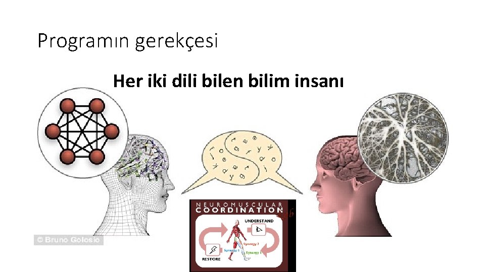 Programın gerekçesi Her iki dili bilen bilim insanı 