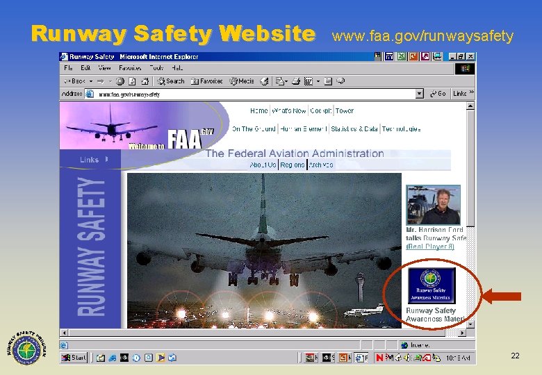 Runway Safety Website www. faa. gov/runwaysafety Downloaded from www. avhf. com 22 