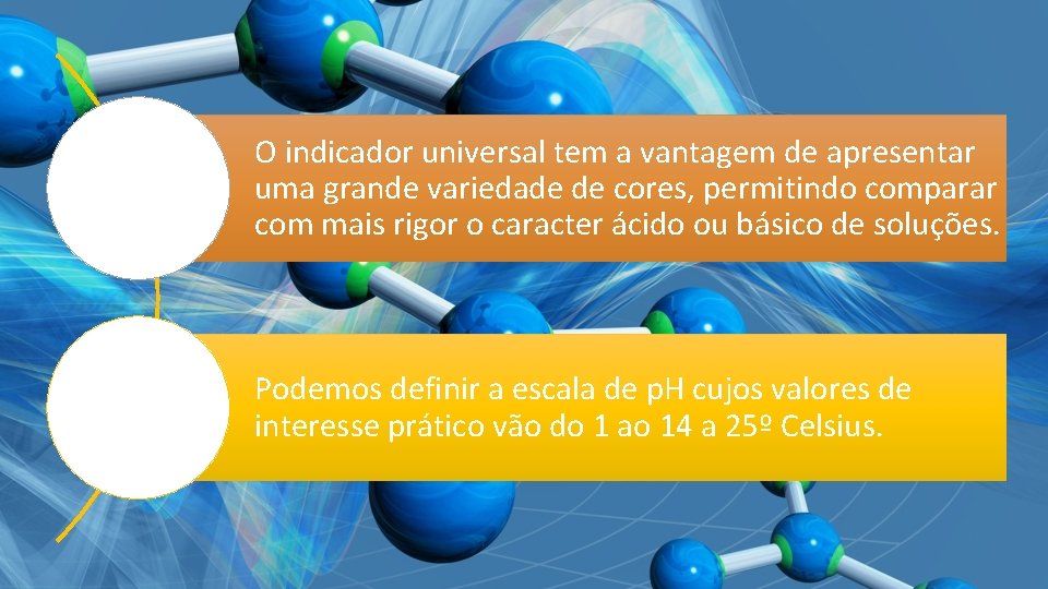 O indicador universal tem a vantagem de apresentar uma grande variedade de cores, permitindo