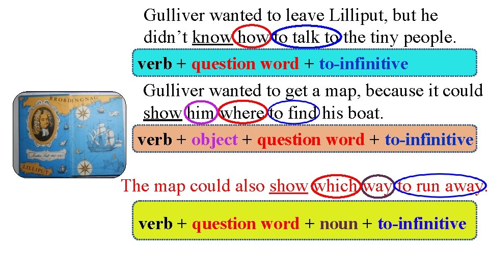 Gulliver wanted to leave Lilliput, but he didn’t know how to talk to the Gulliver wanted to leave Lilliput, but he didn’t know how to talk to the