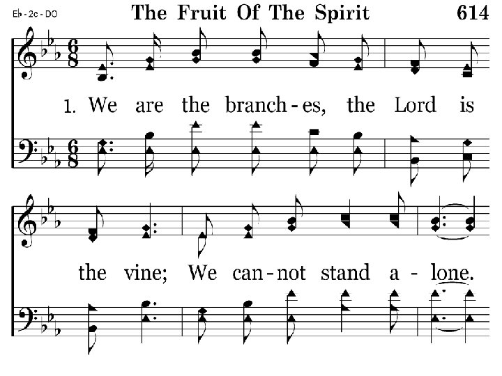 614 - The Fruit Of The Spirit - 1. 1 