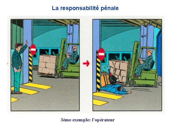 La responsabilité pénale 3ème exemple: l’opérateur La responsabilité pénale 3ème exemple: l’opérateur