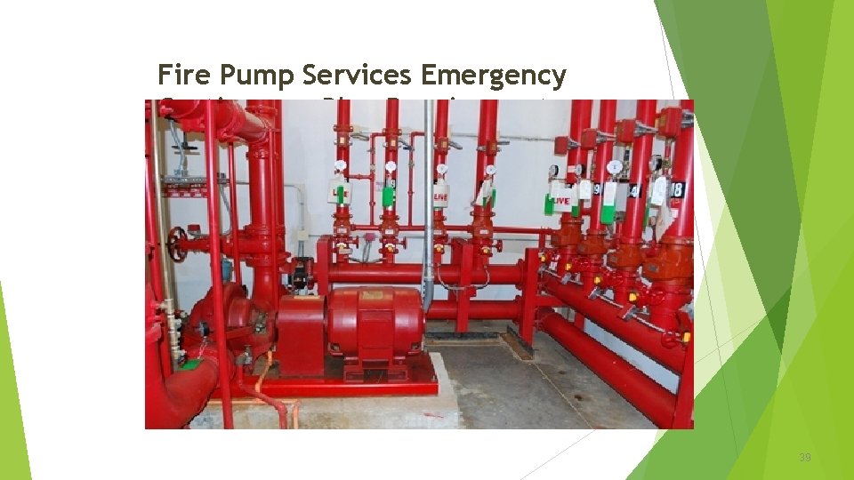 Fire Pump Services Emergency Contingency Plan Requirements 39 
