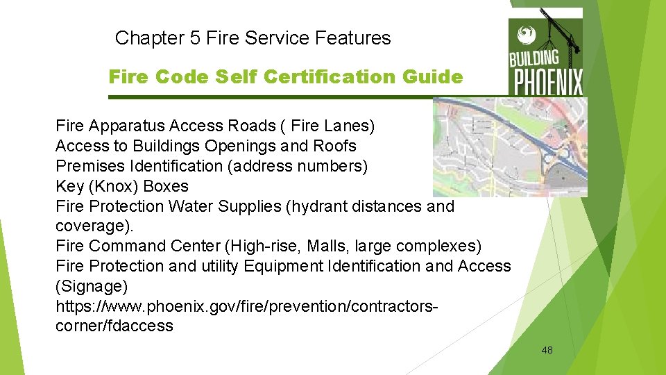 Chapter 5 Fire Service Features Fire Code Self Certification Guide Fire Apparatus Access Roads