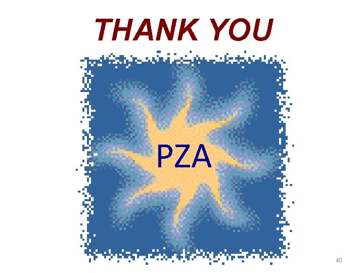 THANK YOU PZA 40 