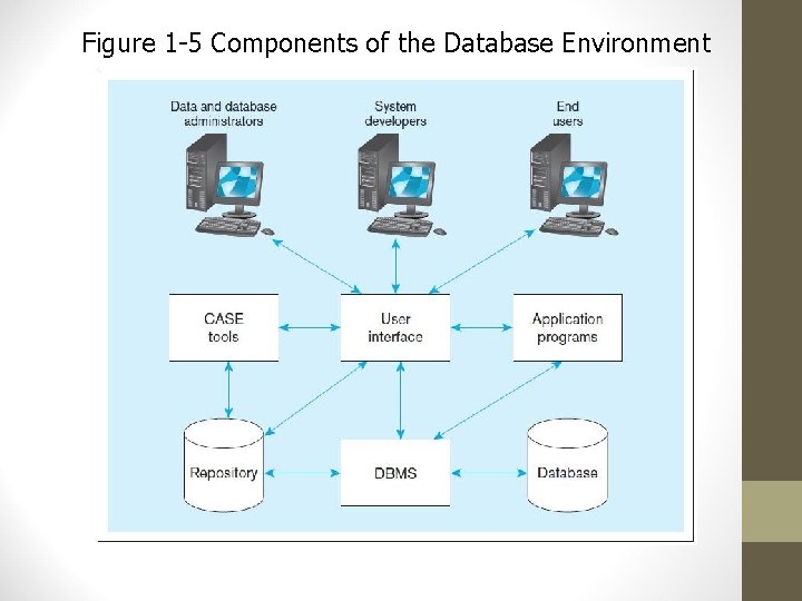 Figure 1 -5 Components of the Database Environment 