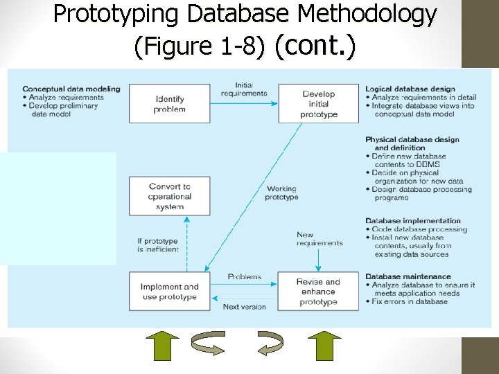 Prototyping Database Methodology (Figure 1 -8) (cont. ) 