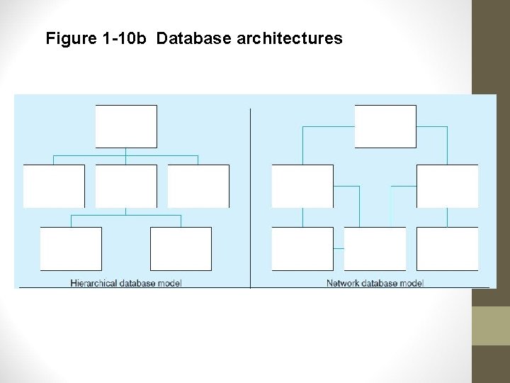 Figure 1 -10 b Database architectures 