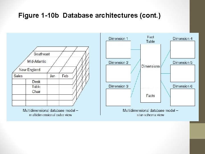Figure 1 -10 b Database architectures (cont. ) Figure 1 -10 b Database architectures (cont. )