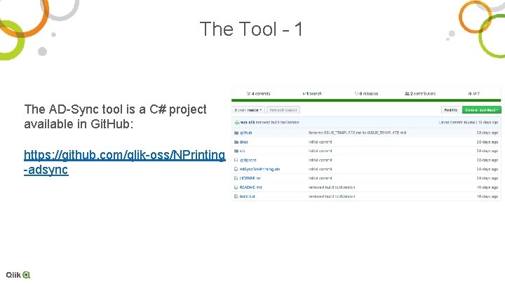 The Tool – 1 The AD-Sync tool is a C# project available in Git.