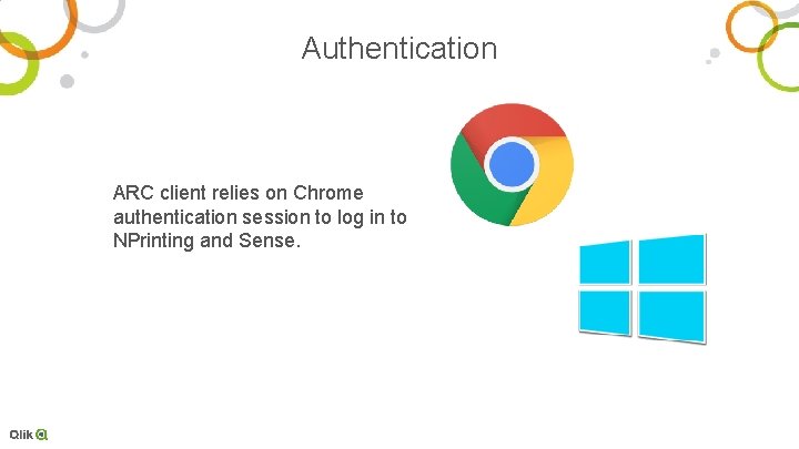 Authentication ARC client relies on Chrome authentication session to log in to NPrinting and