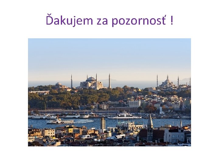 Ďakujem za pozornosť ! Ďakujem za pozornosť !
