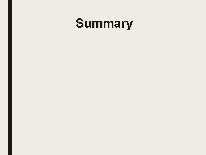 Summary 
