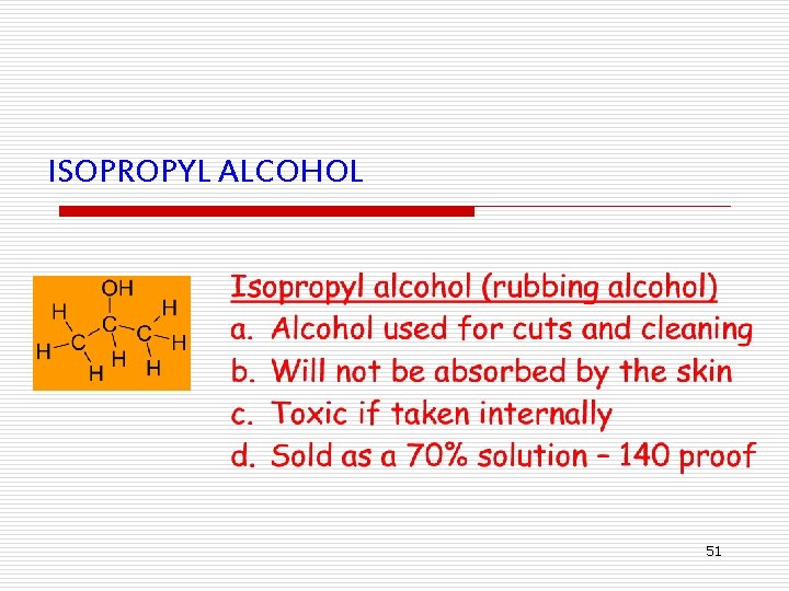 ISOPROPYL ALCOHOL 51 