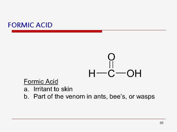 FORMIC ACID 65 FORMIC ACID 65
