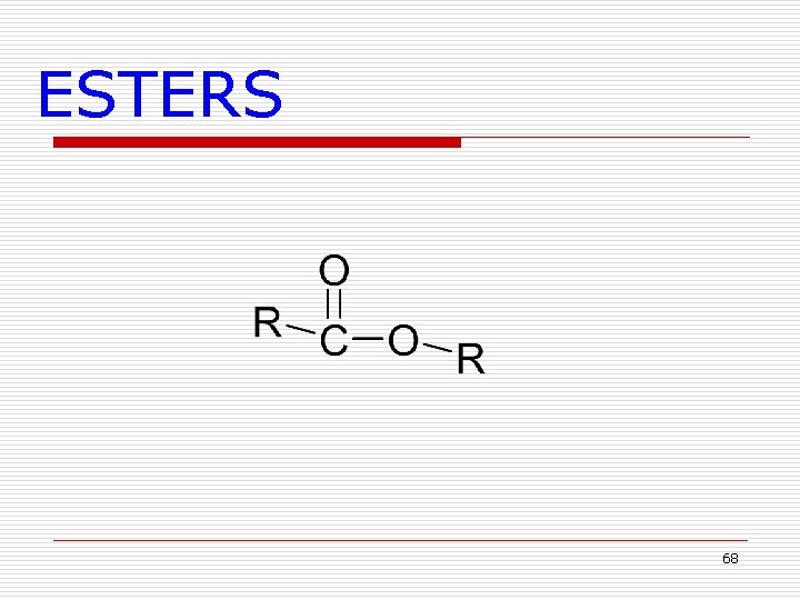 ESTERS 68 ESTERS 68