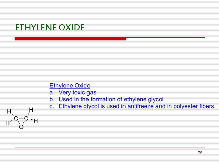 ETHYLENE OXIDE 76 