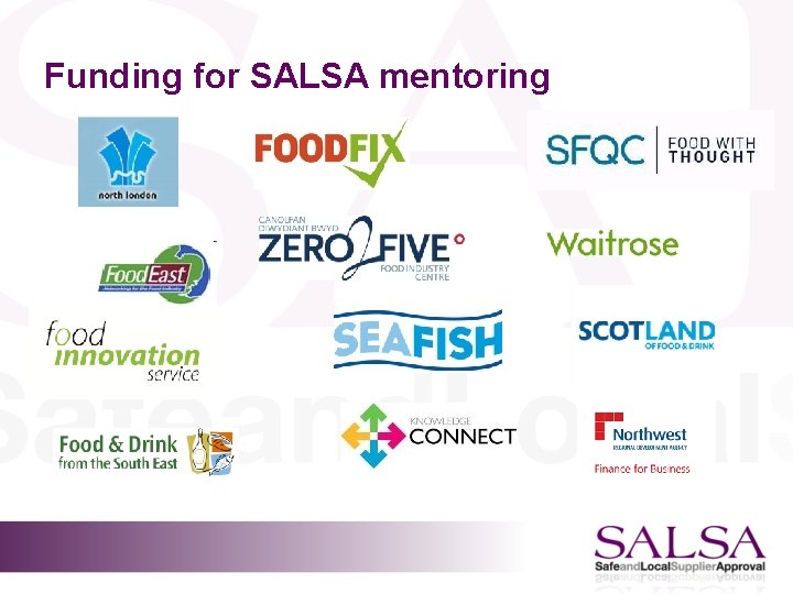 Funding for SALSA mentoring 