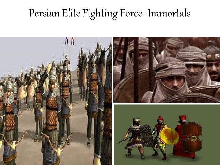 Persian Elite Fighting Force- Immortals 