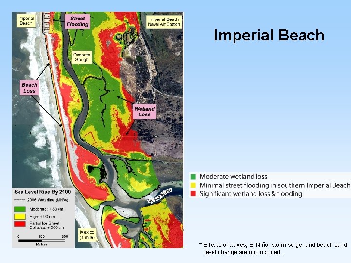 Imperial Beach * Effects of waves, El Niño, storm surge, and beach sand level Imperial Beach * Effects of waves, El Niño, storm surge, and beach sand level