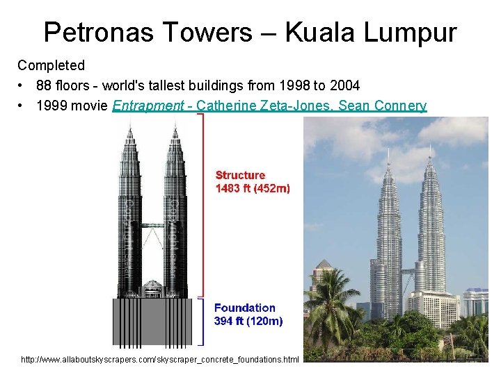 Petronas Towers – Kuala Lumpur Completed • 88 floors - world's tallest buildings from Petronas Towers – Kuala Lumpur Completed • 88 floors - world's tallest buildings from