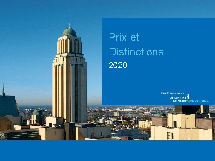 Prix et Distinctions 2020 