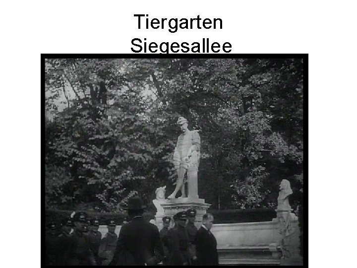 Tiergarten Siegesallee 