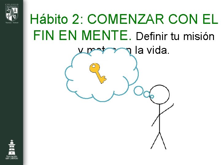 Hábito 2: COMENZAR CON EL FIN EN MENTE. Definir tu misión y metas en