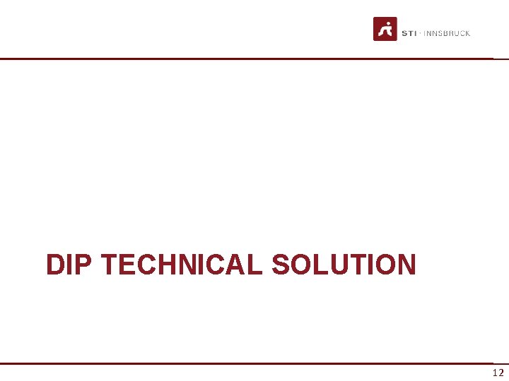 DIP TECHNICAL SOLUTION 12 