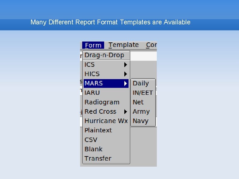 Many Different Report Format Templates are Available 