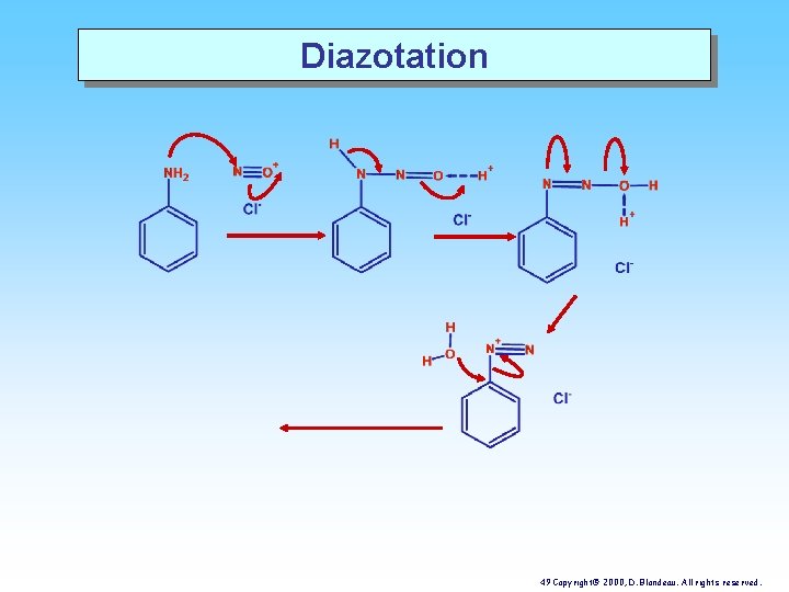 Diazotation 49 Copyright© 2000, D. Blondeau. All rights reserved. 