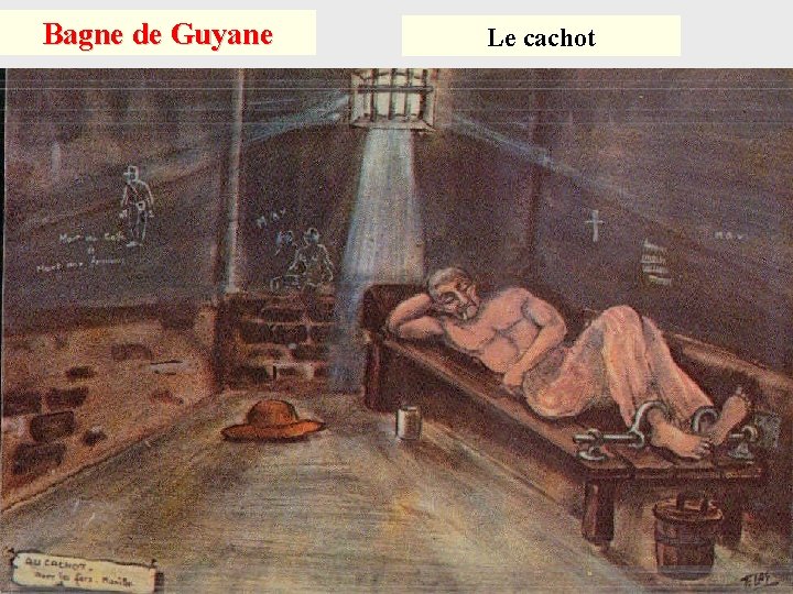Bagne de Guyane Le cachot 