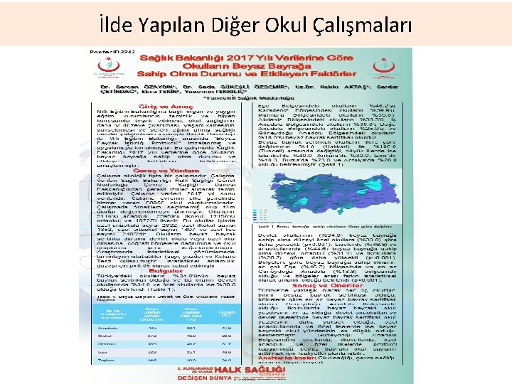 İlde Yapılan Diğer Okul Çalışmaları 