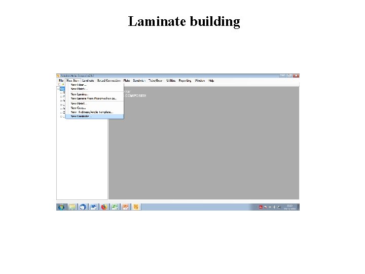 Laminate building 