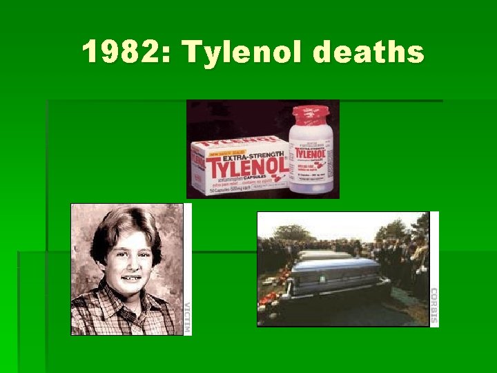 1982: Tylenol deaths 1982: Tylenol deaths
