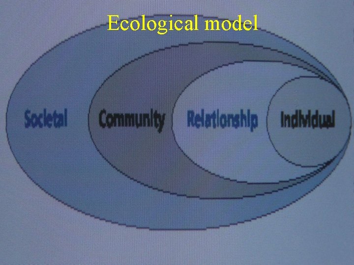 Ecological model 